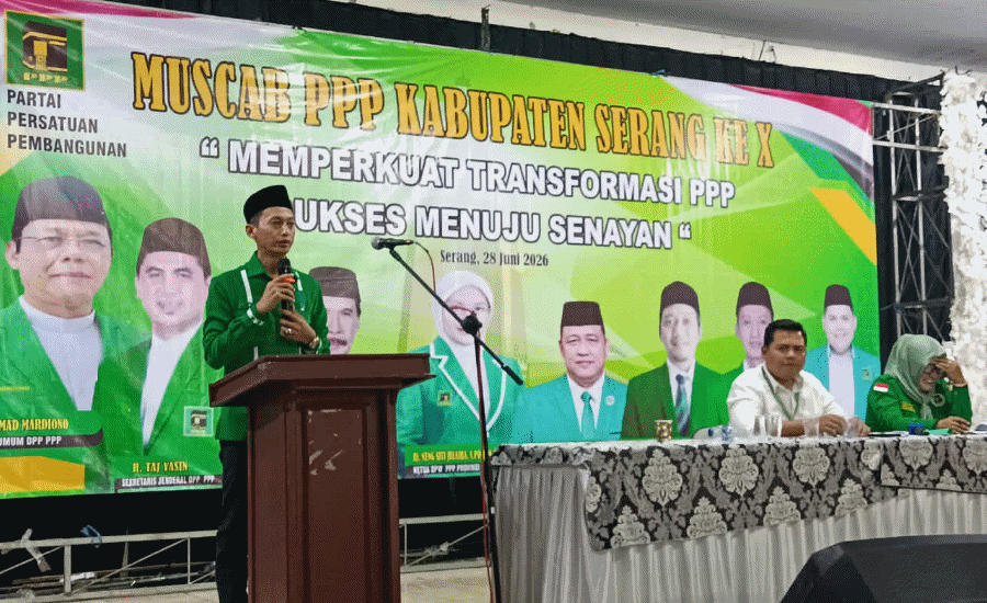 Dendi Kurnia Ardiansyah Resmi Pimpin PPP Kabupaten Serang, Bidik Kursi di Seluruh Dapil pada Pemilu 2029