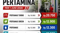Pertamina menyesuaikan harga BBM per 1 Juni 2026.