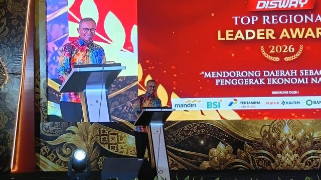 Dahlan Iskan, Founder Disway Group saat memberikan sambutan pada acara Disway Top Regional Leader Awards 2026 berlangsung di JW Marriott Hotel Jakarta Selatan, Kamis 11 Juni 2025. Dhuyuf/bantenekspres.co.id.