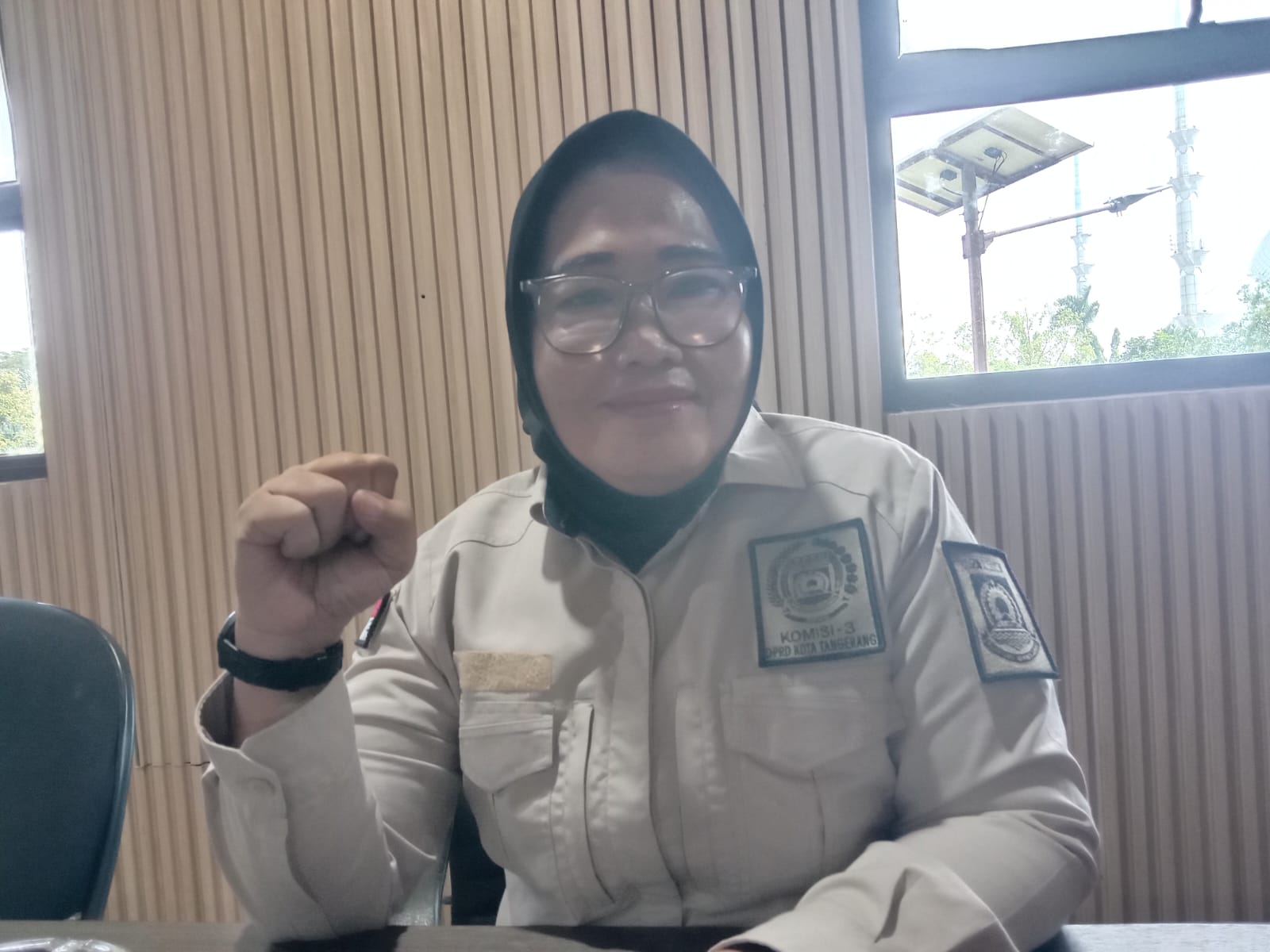 Ketua Cabor Gimnastic Kota Tangerang, Sumarti.