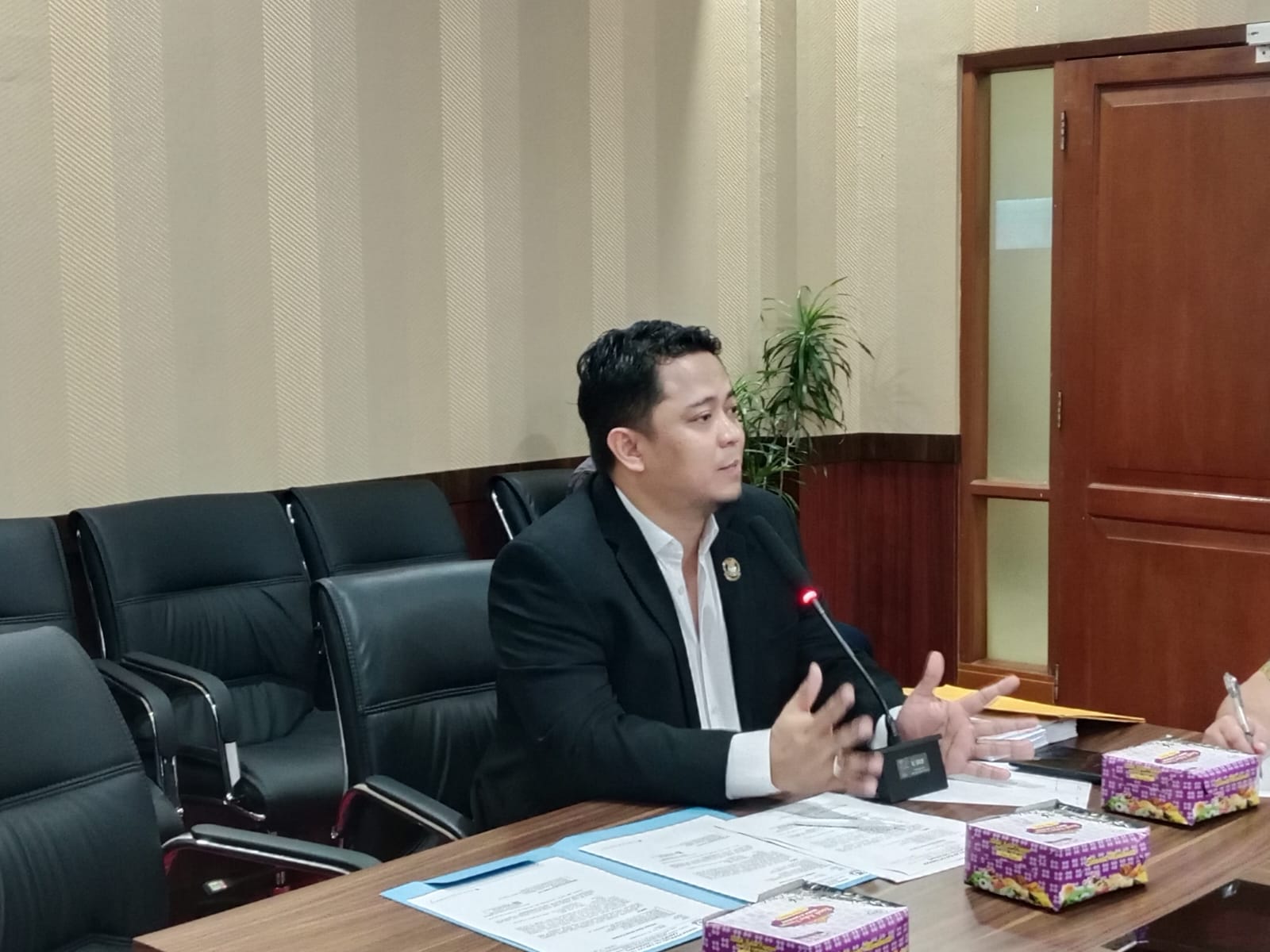 Ketua Komisi I DPRD Kabupaten Tangerang, Bimo Mahfudz Fudianto