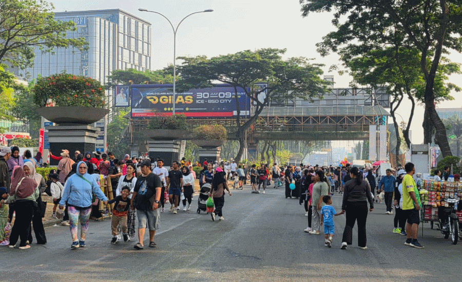 CFD Kota Tangsel Kian Diminati, Benyamin Wacanakan Car Free Night dan Perluas ke 7 Kecamatan