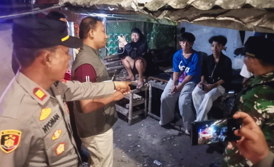 Tekan Aksi Tawuran Maut, Forkopimcam Mauk Gelar Patroli Gabungan Dini Hari