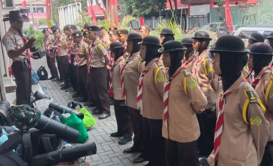 Wakili Banten, 50 Anggota Sakasar Kota Tangerang Ikuti Kemah Bakti Tiga Provinsi