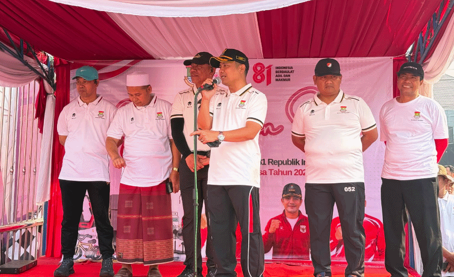 Ratusan Warga Tigaraksa Ikuti Acara Jalan Santai