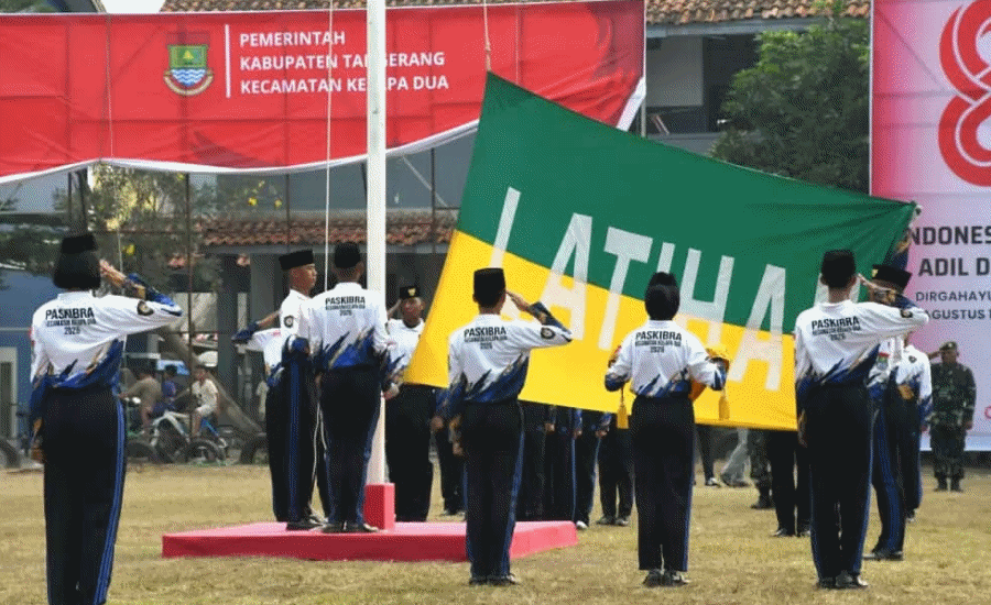 Kecamatan Kelapa Dua Gelar Gladi Kotor Persiapan Upacara HUT ke-81 RI