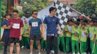 Semarak HUT RI ke-81, SDN Gebang Raya 1 Kota Tangerang Gelar Fun Run