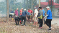 Kecamatan Solear Kompak Gelar Kerja Bakti, Jaga Kebersihan Lingkungan