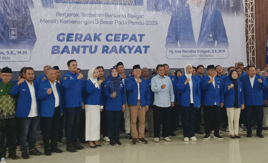 Panaskan Mesin Partai, DPD PAN Kabupaten Tangerang Targetkan Kemenangan Tiga Besar di Pemilu 2029