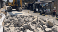 Baru Sehari Dicor, Jalan Gardu Tanah Merah Tangerang Dibongkar Ulang