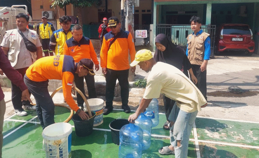 Titik Kekeringan di Tangsel Bertambah Jadi 30 Lokasi, 1,2 Juta Liter Air Didistribusikan