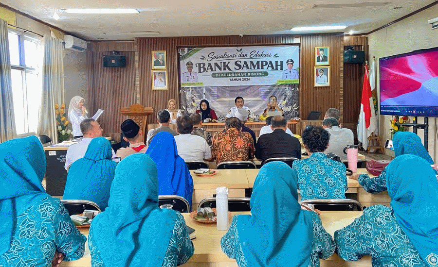 Kelurahan Binong Edukasi Warga Kelola Sampah dari Sumber