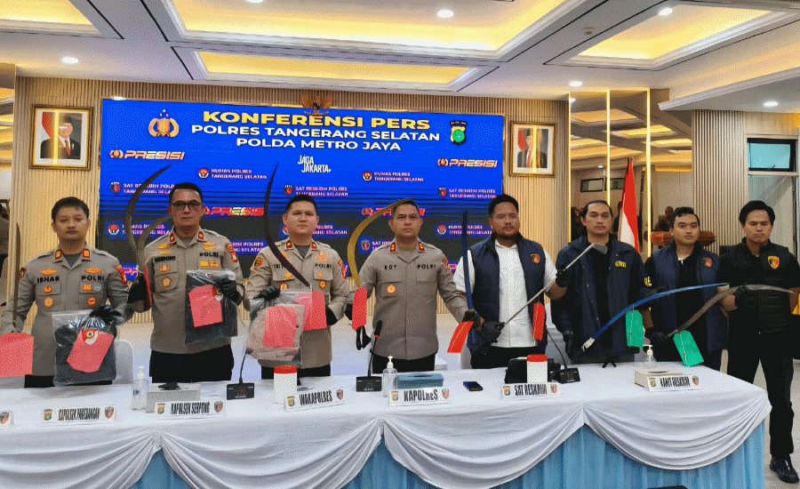 Janjian Tawuran via Medsos, 9 Orang Diciduk Polisi di Serpong