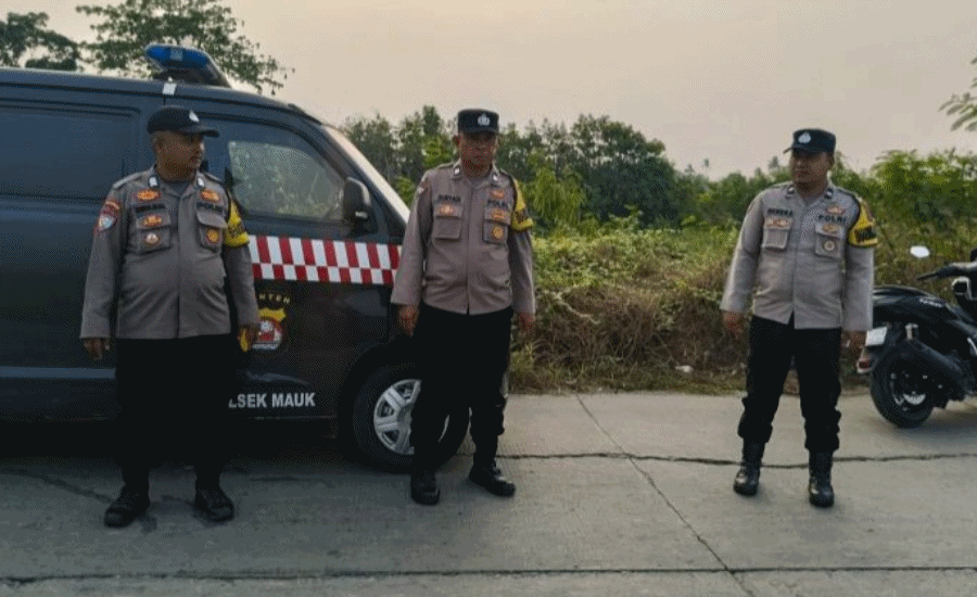 Cegah Tawuran dan 3C, Polsek Mauk Intensifkan Patroli Sore di Jalan Raya Sukadiri