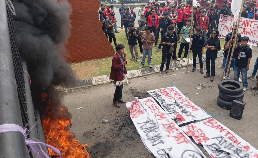 26 Tahun Berdiri, Mahasiswa Nilai Banten Masih Stagnan
