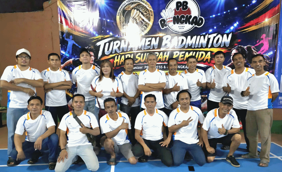 Pererat Silaturahmi, PB Stress dan Rungkad Gelar Turnamen Badminton
