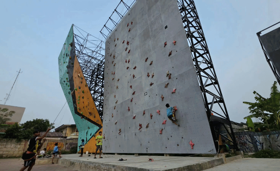 Venue Panjat Tebing Porprov Banten Fix di Pamulang, Tangsel Matangkan Persiapan