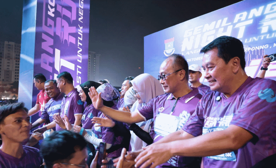 Gemilang KORPRI Night Run 2026 Meriah, Ribuan Peserta Perkuat Semangat Pengabdian dan Solidaritas 