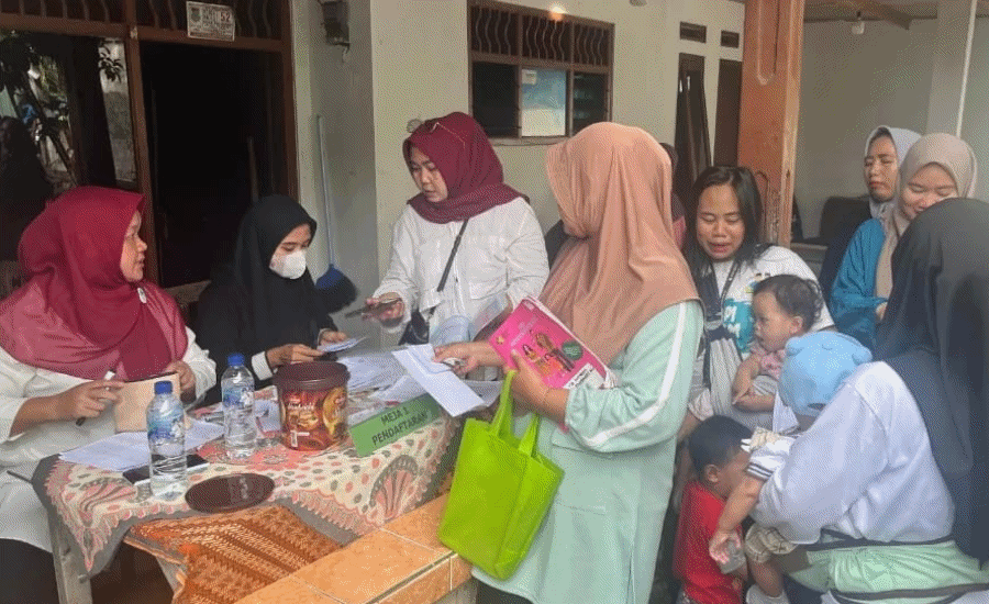 Pemdes Palasari Ajak Masyarakat Rutin ke Posyandu, Cegah Stunting Sejak Dini