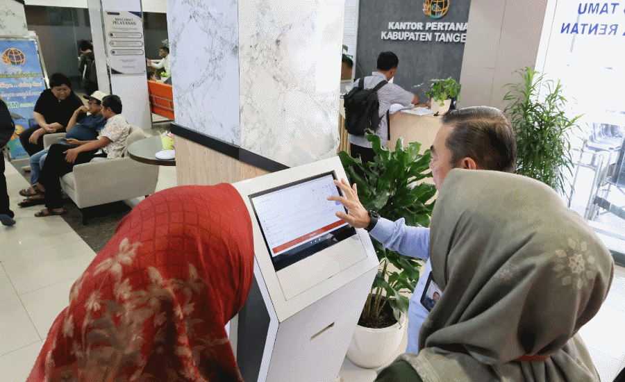 Evaluasi Maturitas, BPKP dan Kementerian ATR Kunjungi Kantah Kabupaten Tangerang