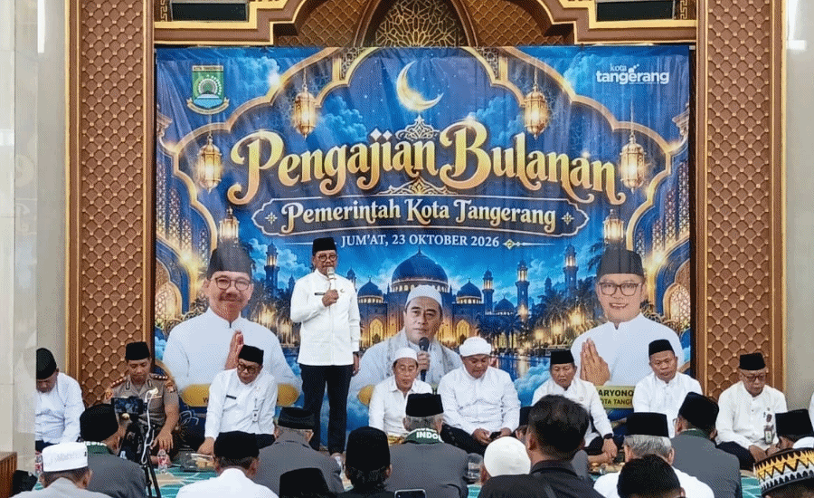 Pengajian Bulanan, Sachrudin: Perkuat Keimanan dan Dukung Pembangunan Kota Tangerang