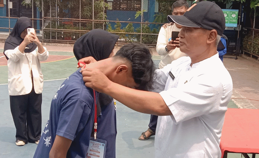 SMP Negeri 18 Kota Tangerang Cetak Karakter Pemimpin Muda Lewat LDKS