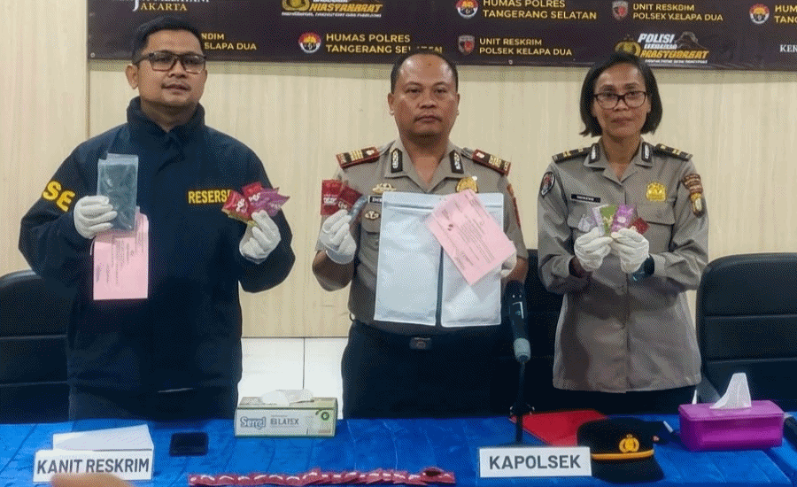 120 Cartridge Vape Berisi Etomidate Disita, Tiga Orang Ditangkap Polsek Kelapa Dua